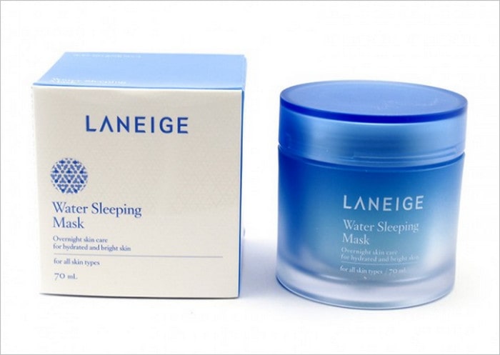 Đắp mặt nạ cho da khô bằng Laneige Water Sleeping Mask (1000)